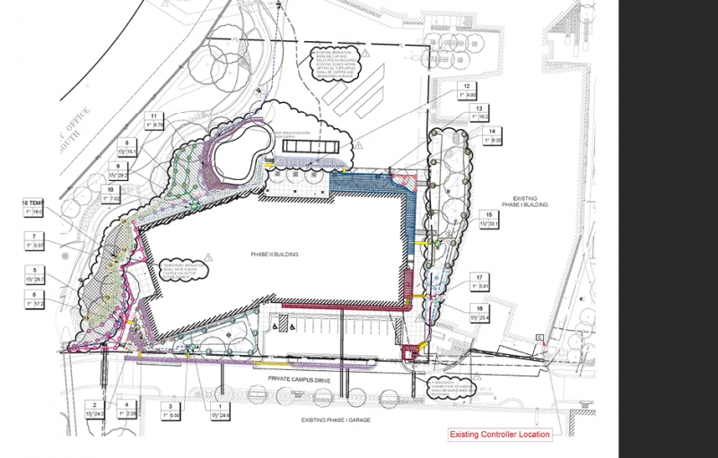 Burns and McDonnell New Building KC Irrigation Specialists