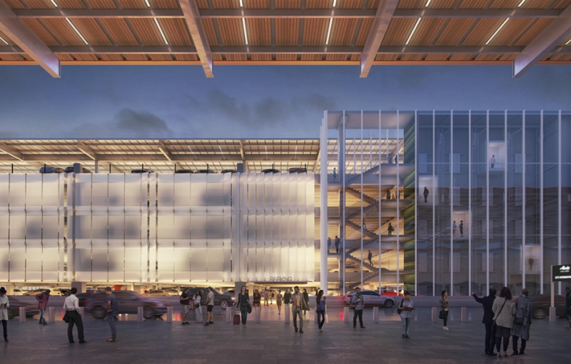 KCI Airport New Parking Garage KC Irrigation Specialists